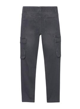 Pantalón Mayoral cargo gris para niño