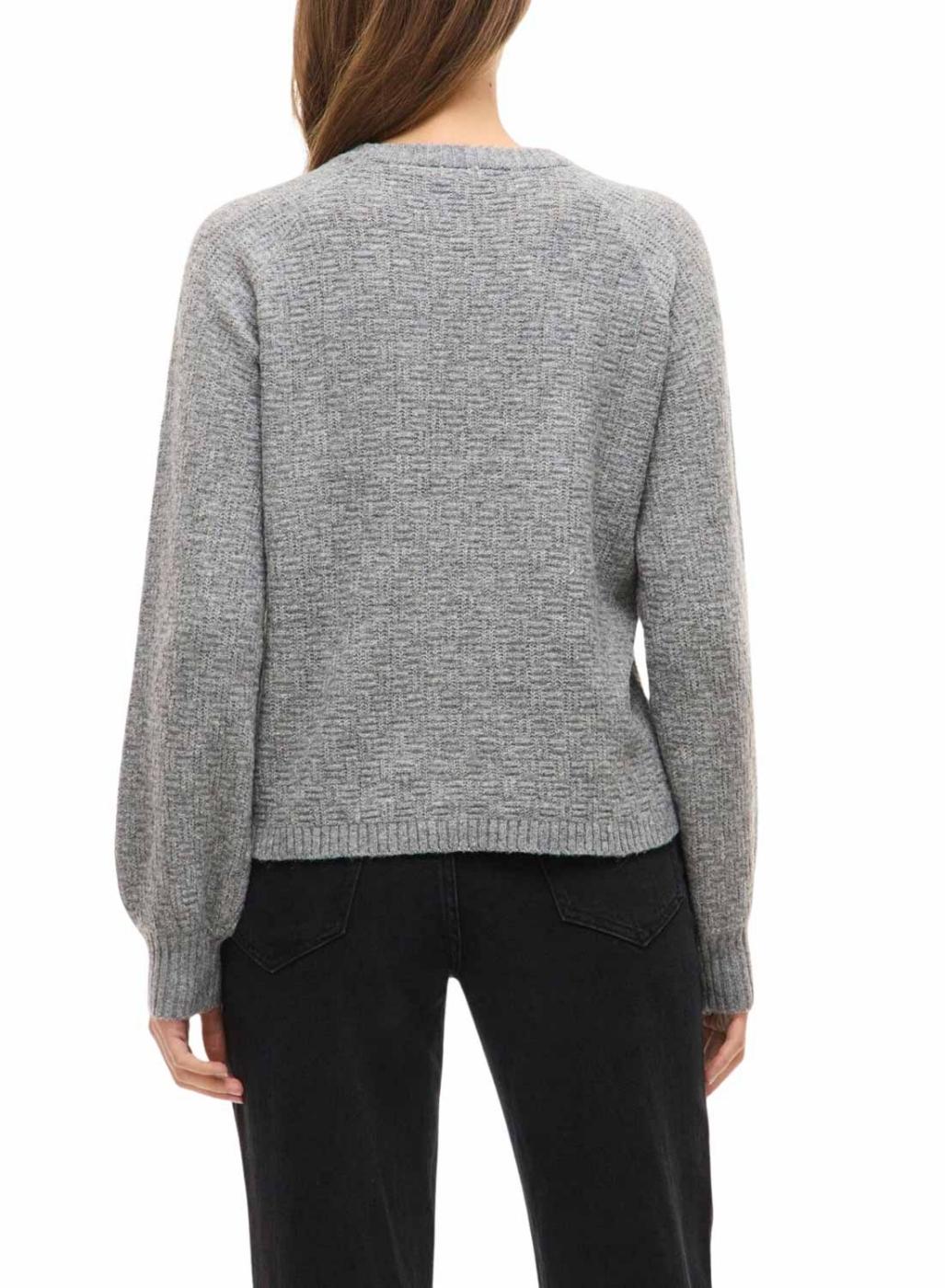 Jersey Vila Vivilas gris para mujer