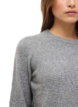 Jersey Vila Vivilas gris para mujer