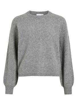 Jersey Vila Vivilas gris para mujer