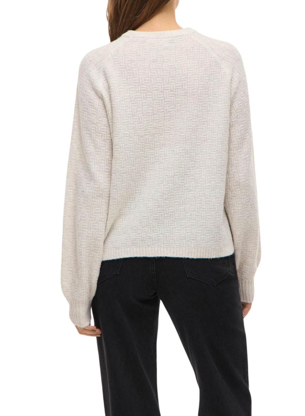 Jersey Vila Vivilas beige para mujer