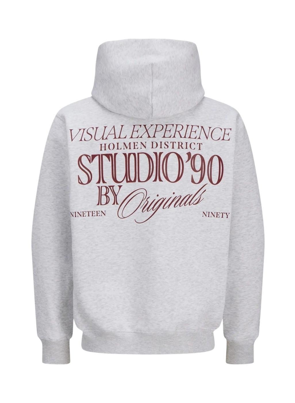 Sudadera Jack and Jones Midtown gris para hombre