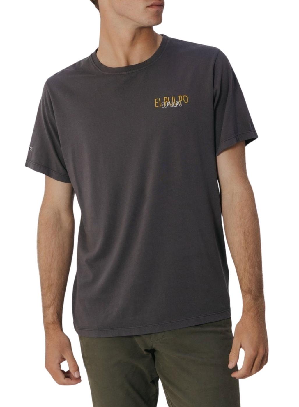 Camiseta El Pulpo gris para hombre