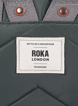Mochila Roka Canfield small verde oscuro para mujer y hombre