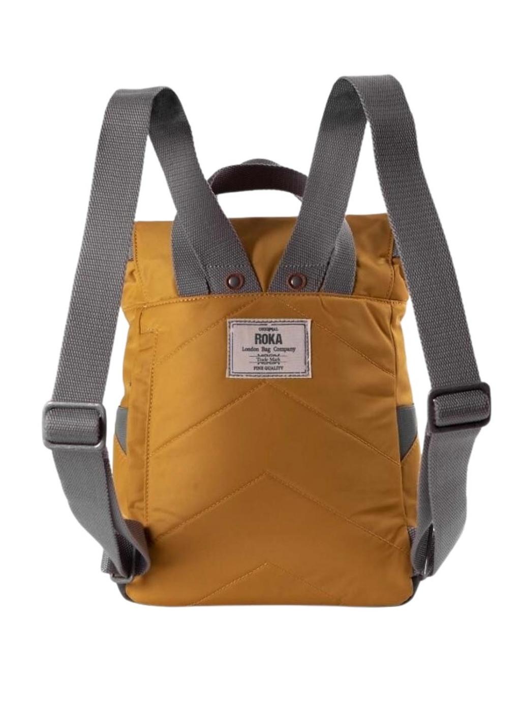 Mochila Roka Canfield small amarillo para mujer y hombre