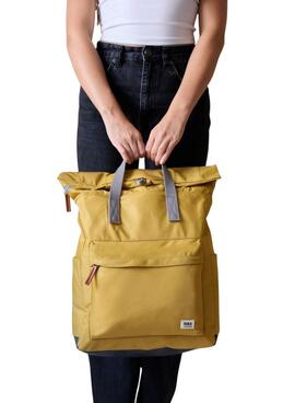 Mochila Roka Canfield small amarillo para mujer y hombre
