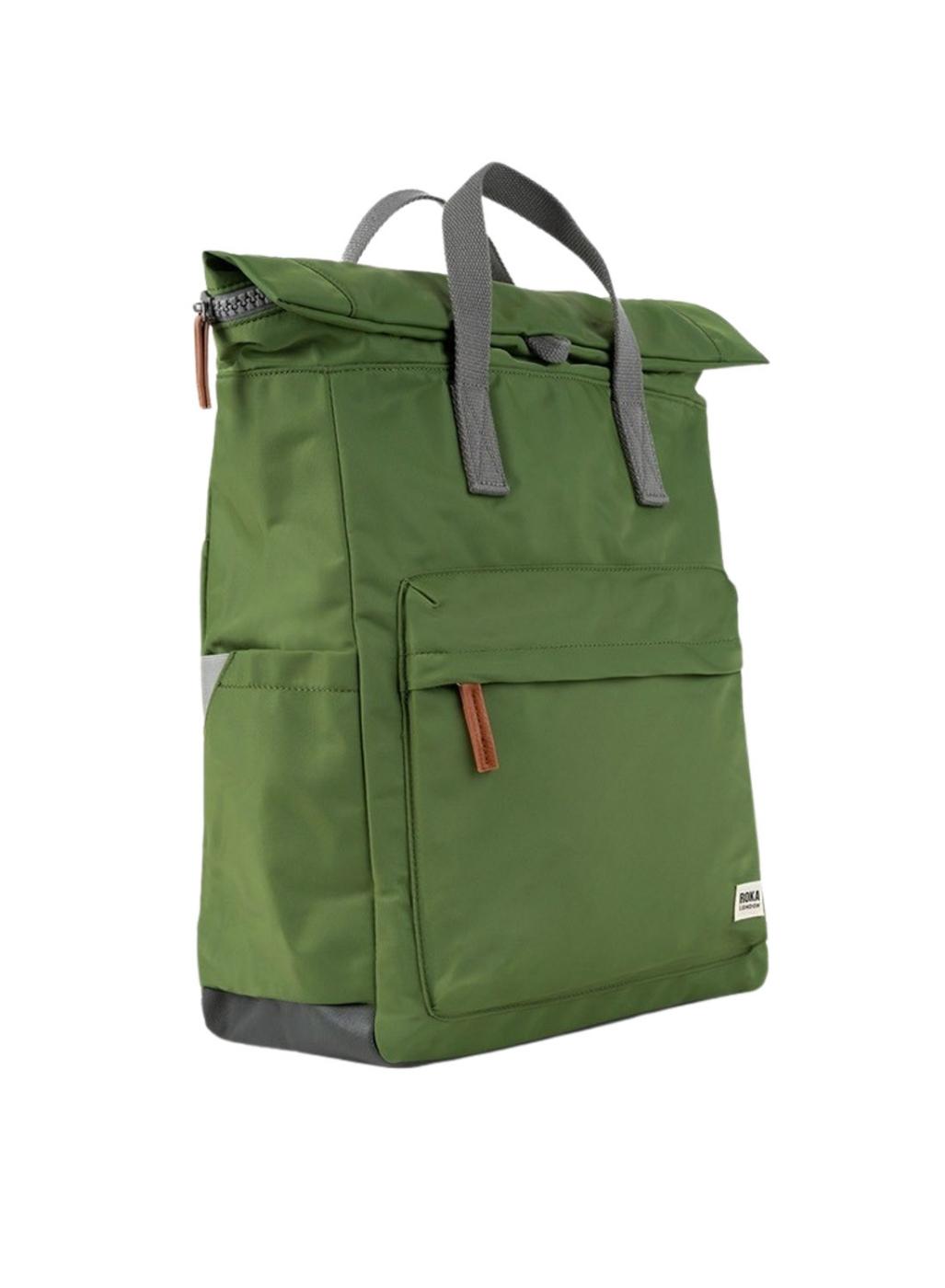 Mochila Roka Canfield small verde para mujer y hombre