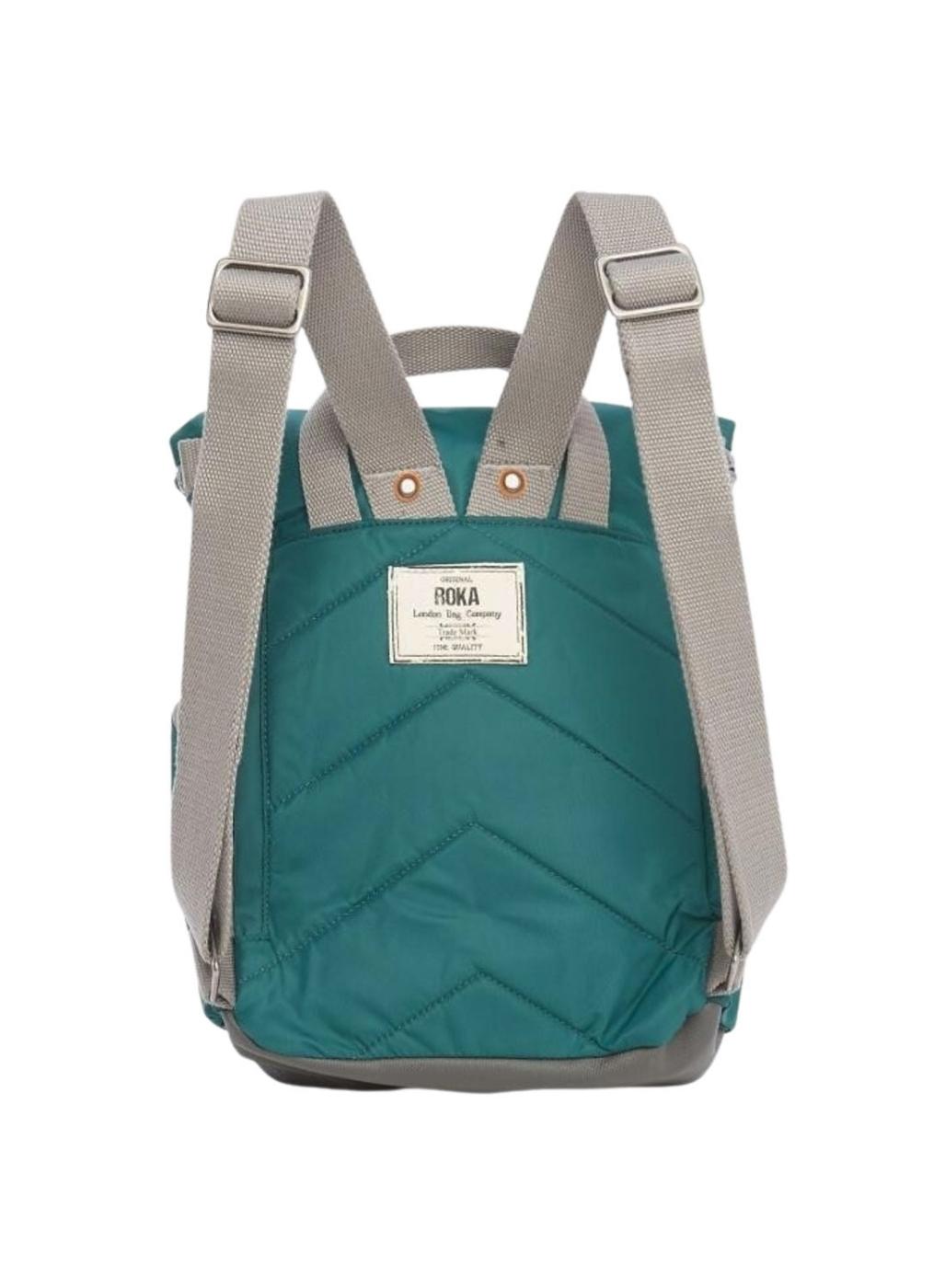 Mochila Roka Canfield small azul turquesa para mujer y hombre