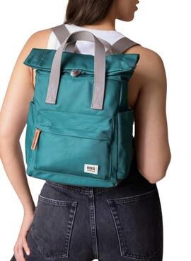 Mochila Roka Canfield small azul turquesa para mujer y hombre
