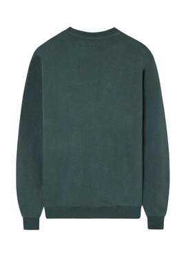 Sudadera Silbon raqueta pana verde para hombre
