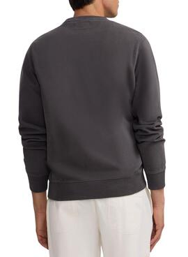 Sudadera Silbon minilogo gris para hombre