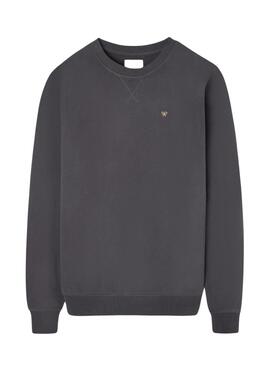 Sudadera Silbon minilogo gris para hombre