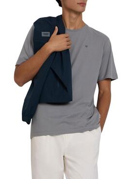 Camiseta Silbon pixel ëtnico gris para hombre