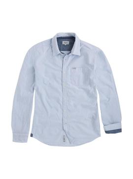 Camisa Pepe Jeans Roger Azul Hombre