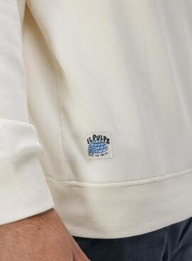 Sudadera El Pulpo Ski blanco para hombre
