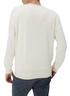 Sudadera El Pulpo Ski blanco para hombre

