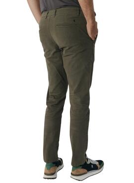 Pantalón El Pulpo chino Peach verde para hombre