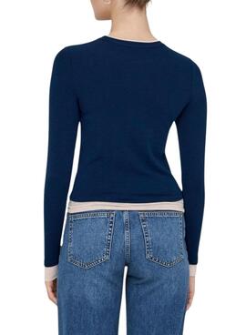 Camiseta Only Virro marino para mujer