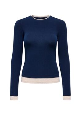 Camiseta Only Virro marino para mujer