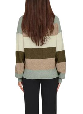 Jersey Only Atia rayas multicolor para mujer