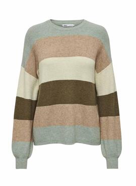 Jersey Only Atia rayas multicolor para mujer