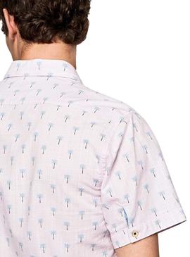 Camisa Pepe Jeans Trace Rosa Hombre