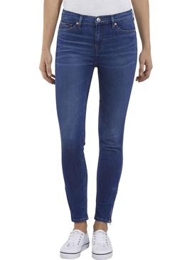 Pantalon Vaquero Tommy Jeans Nora Zip Mujer