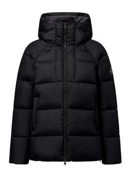 Cazadora acolchada Ecoalf Fuji negro para mujer