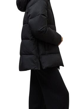 Cazadora acolchada Ecoalf Fuji negro para mujer