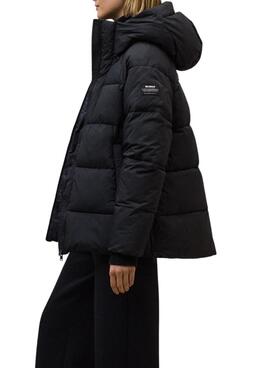 Cazadora acolchada Ecoalf Fuji negro para mujer