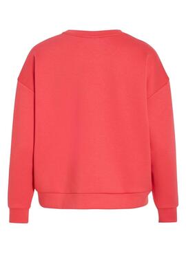 Sudadera Vila Visiffi rojo para mujer