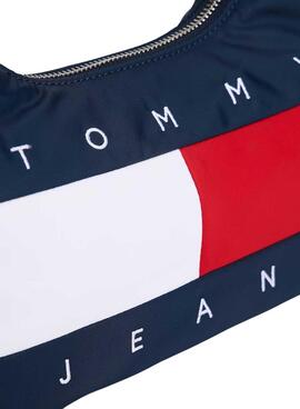 Bolso Tommy Jeans Archive Shoulder marino para mujer