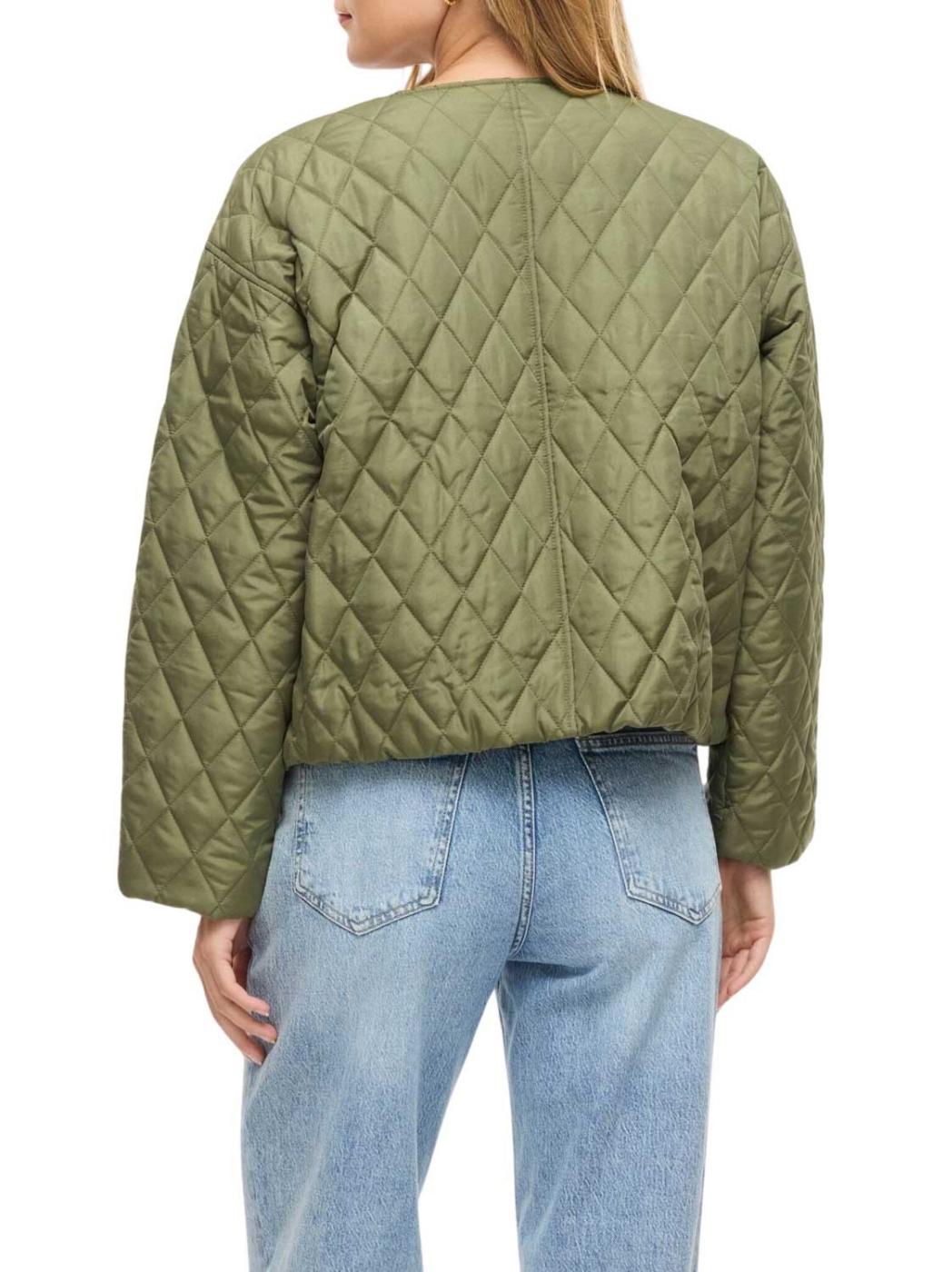 Chaqueta acolchada Vitate verde para mujer