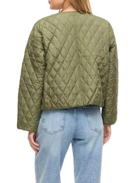 Chaqueta acolchada Vitate verde para mujer