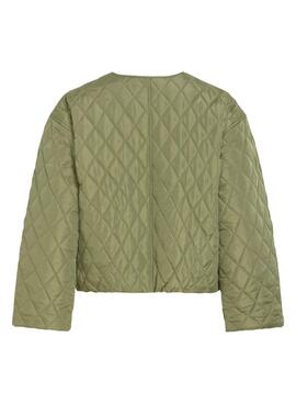 Chaqueta acolchada Vitate verde para mujer