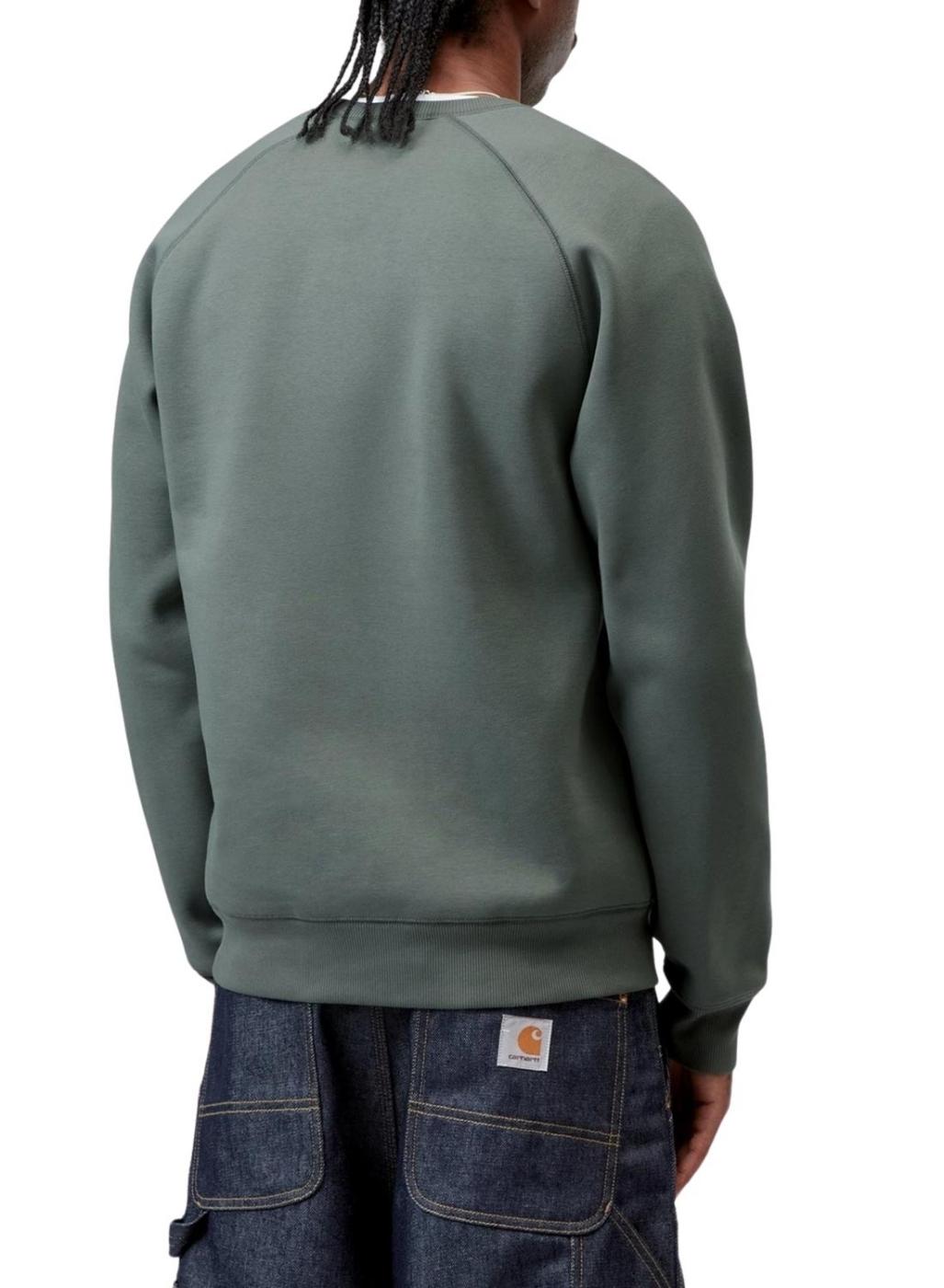 Sudadera Carhartt Chase verde para hombre