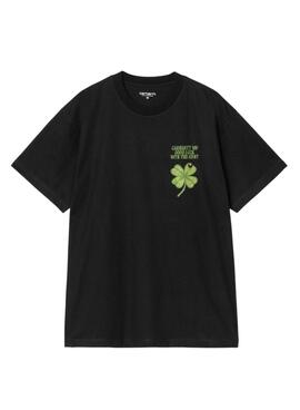 Camiseta Carhartt Clover negro para hombre