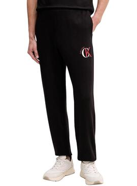 Pantalón jogger Calvin Klein Graphic negro para hombre