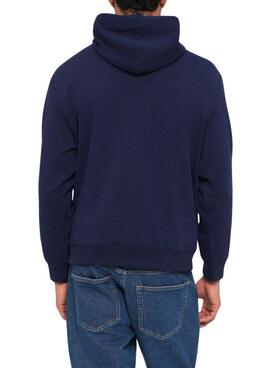 Sudadera Calvin Klein Graphic Hoodie azul marino para hombre