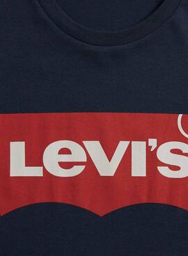 Camiseta Levis Graphic azul marino para hombre