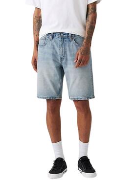 Bermudas Levis 445 denim claro para hombre