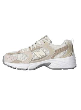 Zapatillas New Balance GR530 beige para niña