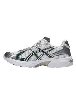 Zapatillas Asics Gel 1130 plateado y verde para mujer
