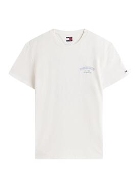 Camiseta Tommy Jeans Dollar blanco para hombre
