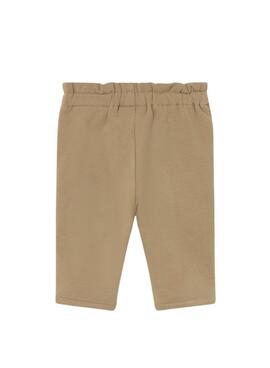 Conjunto de tres piezas Mayoral corazones tostado para bebé