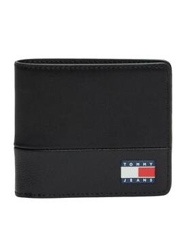 Cartera Tommy Jeans Heritage negro para hombre