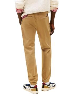 Pantalón Tommy Jeans Scanton cotton beige para hombre