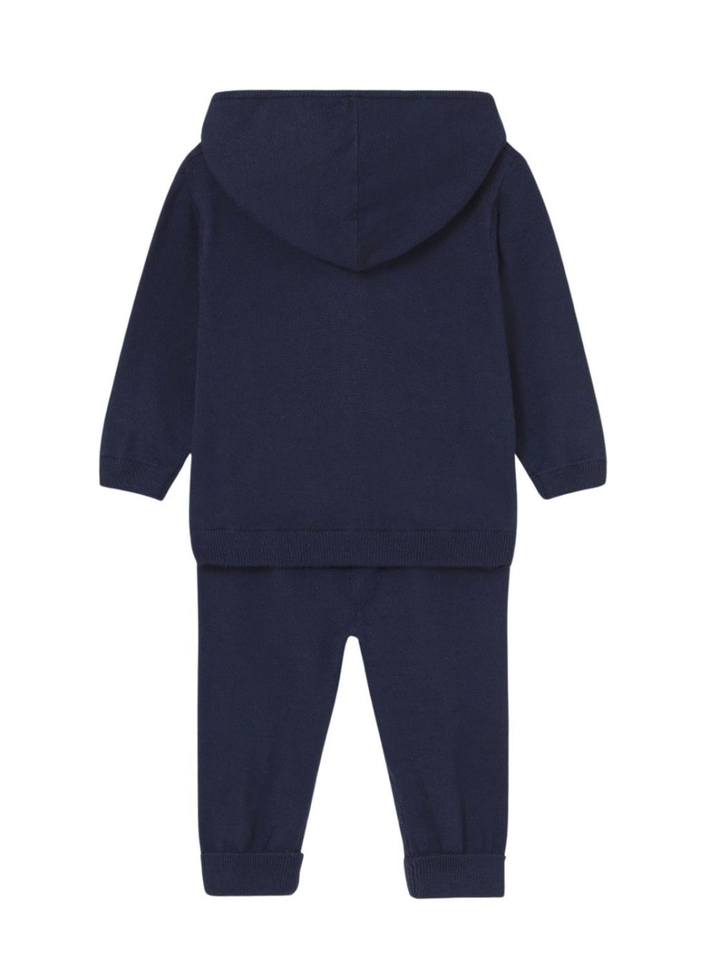 Chándal dos piezas Mayoral tricot azul marino para bebé