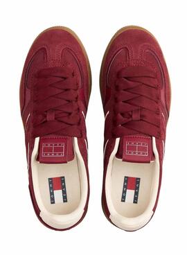 Zapatillas Tommy Jeans The Greenwich granate para mujer