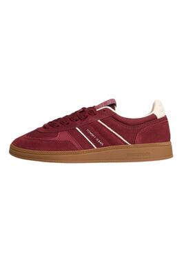 Zapatillas Tommy Jeans The Greenwich granate para mujer